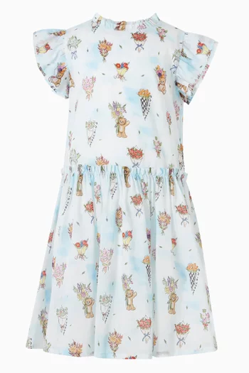 فستان بطبعة دب