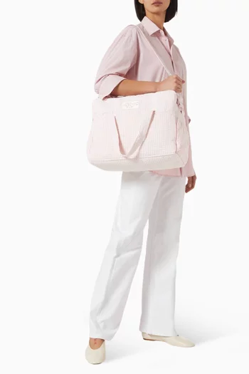 حقيبة مستلزمات أطفال بنقشة