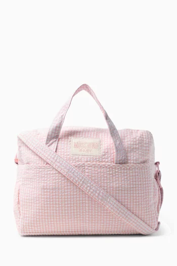 حقيبة مستلزمات أطفال بنقشة