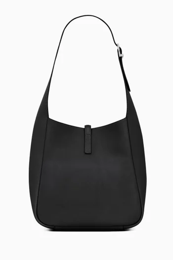 Small LE 5 À 7 Bag in Grained Leather