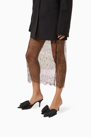 Margot 80 Mules in Moire