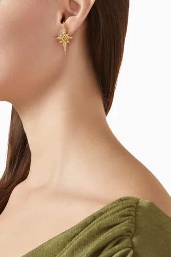 Mono Azel Diamond Single Earring in 18kt Gold