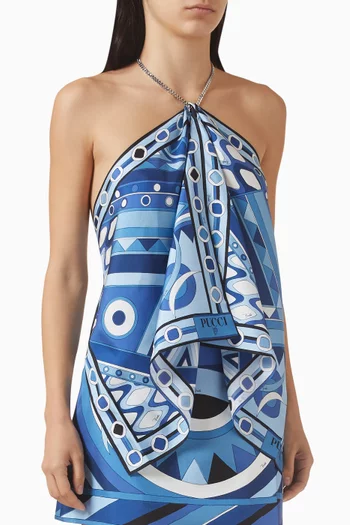 بلوزة بوشاح ونقشة فيفارا كابسول