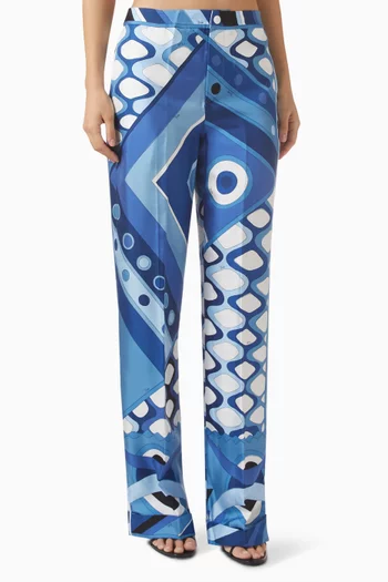 بنطال بنقشة فيفارا حرير