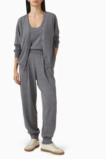 Button-up Cardigan in  Wool-cashmere