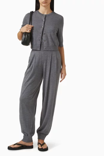 كارديغان بأزرار صوف وكشمير