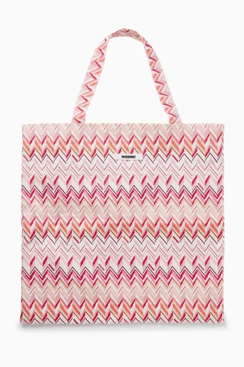 Zig Zag Tote Bag