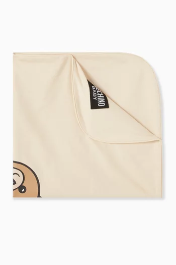 Teddy Bear Blanket in Cotton