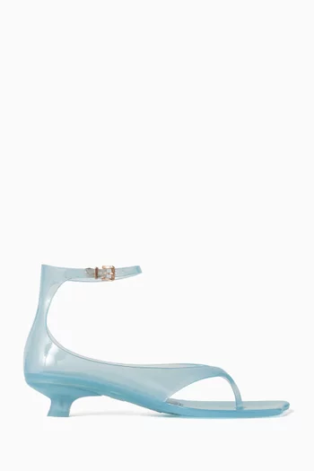 صندل بيرلي ذير بسيور رفيعة مطاط