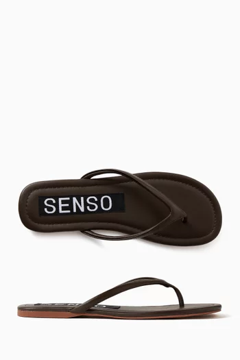 حذاء مفتوح نورا جلد