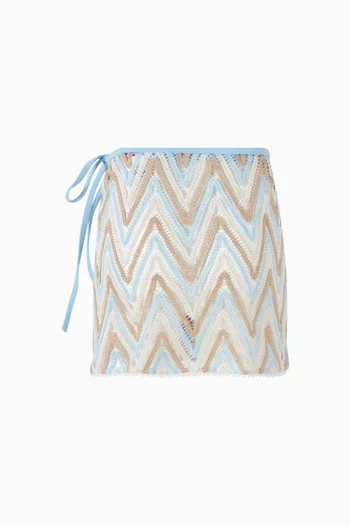 تنورة سني منسوجة