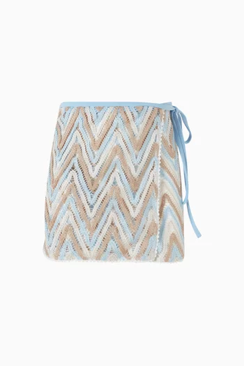 تنورة سني منسوجة