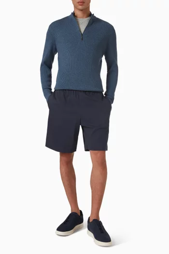 Half-zip Sweater in Merino Wool