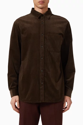 Buttoned Shirt in Corduroy
