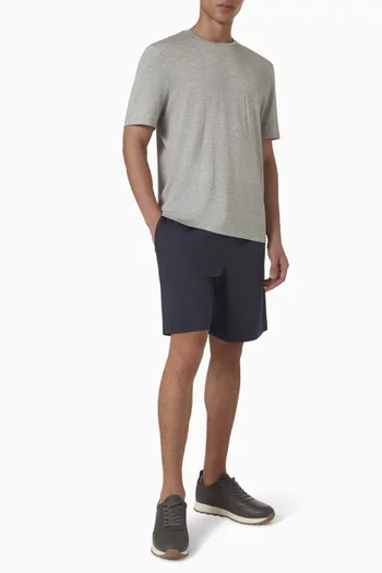 T-shirt in Silk & Cotton