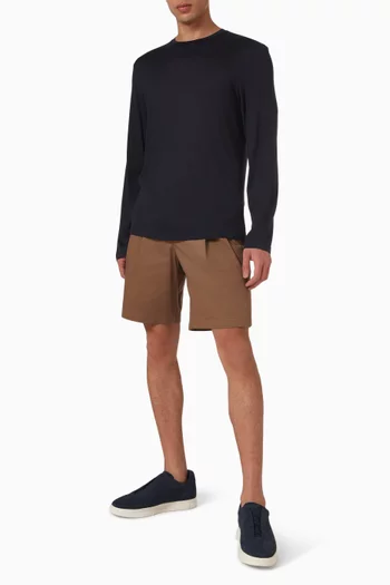 تي شيرت حرير وقطن