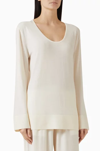 سترة كاميليا صوف مارينو