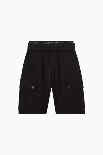 شورت كارغو مزيج قطن