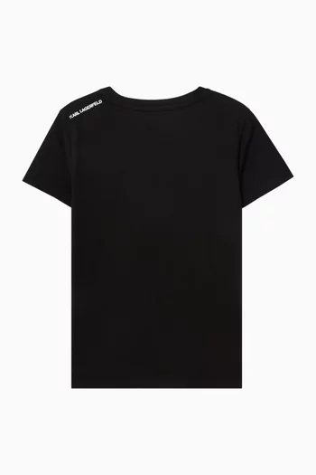KARL Print T-shirt in Cotton