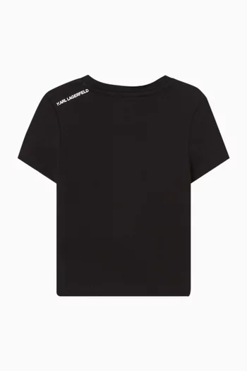 تي شيرت بشعار KARL قطن