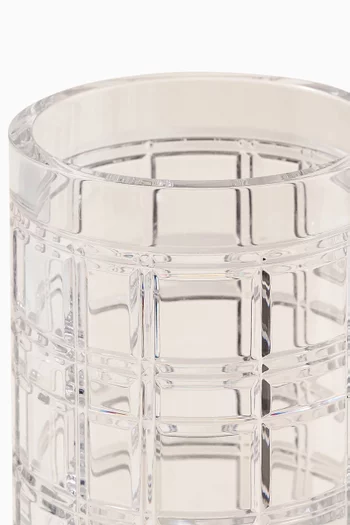 مزهرية هدسون متوسطة الحجم بنقشة مربعات