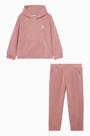 طقم بغطاء رأس صوف، قطعتان