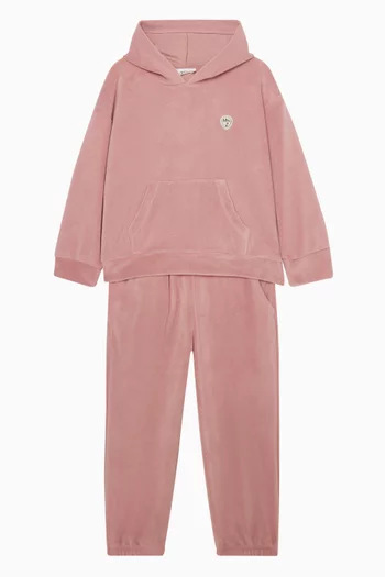 طقم بغطاء رأس صوف، قطعتان