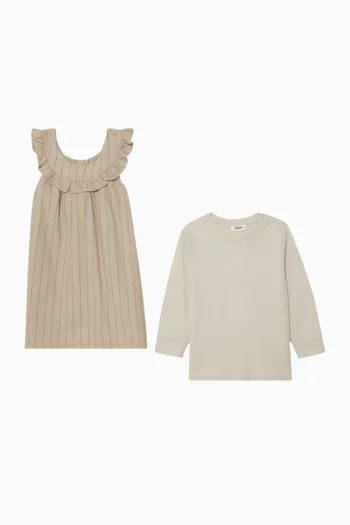 Dress and Blouse Set