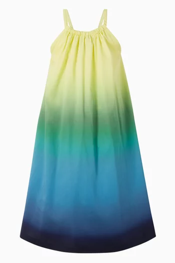 Gradient-print Maxi Dress