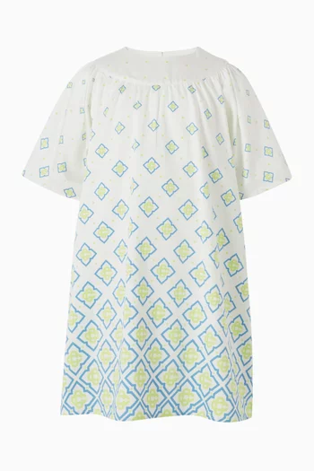 Gradient-print Maxi Dress