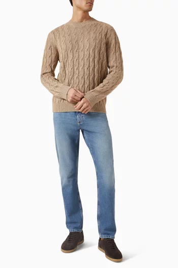 Bleached Roccia Jeans in Denim