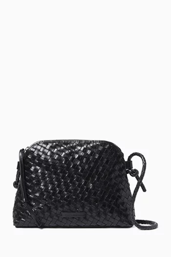 Small Mallory Crossbody Bag in Woven Leather
