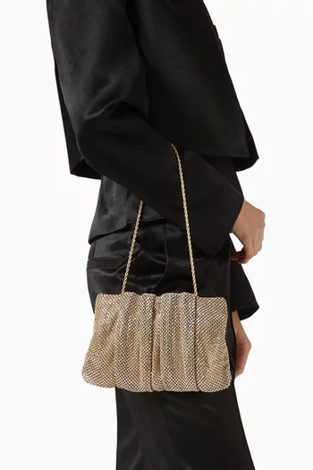 Small Serena Clutch in Diamante