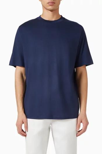 Runner T-shirt in Virgin Wool