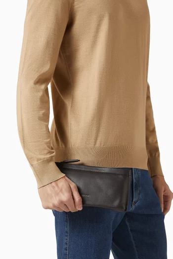 SECONDSKIN Pouch in Leather