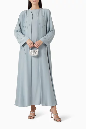 3-piece Embellished Abaya Set