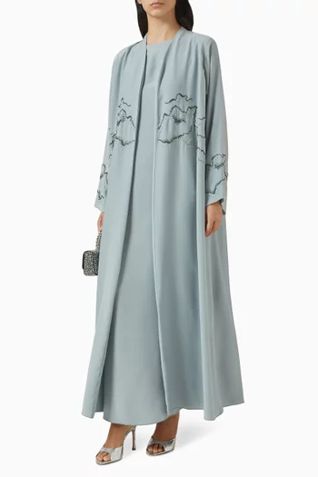 3-piece Embellished Abaya Set