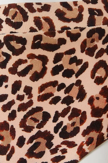 قطعة بيكيني سفلية بانثيرا بخصر مرتفع