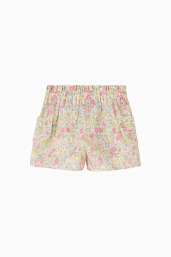 Floral-print Shorts