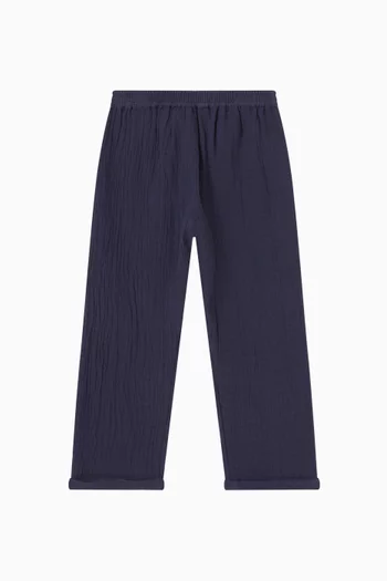 بنطال بقصة ساق مستقيمة