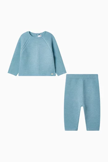 Sweatshirt & Pants Set in Knit