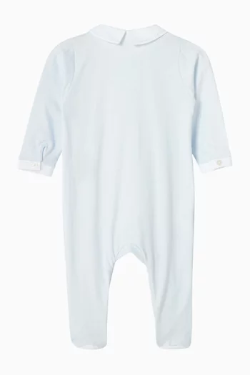 Smocked Pyjamas in Cotton