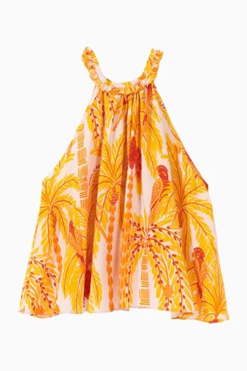 بلوزة كليو برباط حول الرقبة