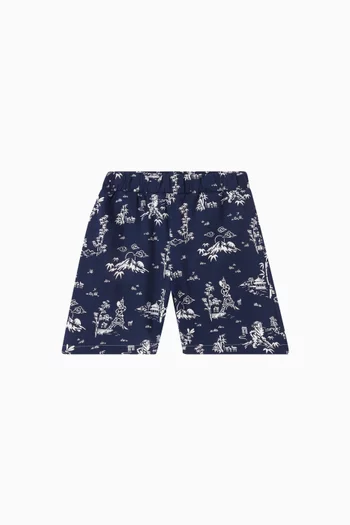 All Over Print Sweatshorts