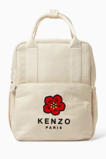 حقيبة مستلزمات أطفال بنقشة زهرة