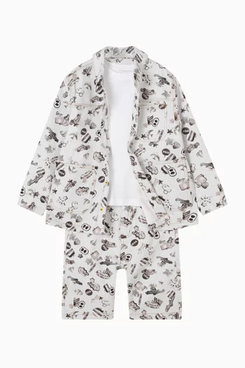 شورت برمودا بتصميم مخطط