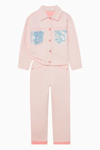 Sequin Pocket Jacket