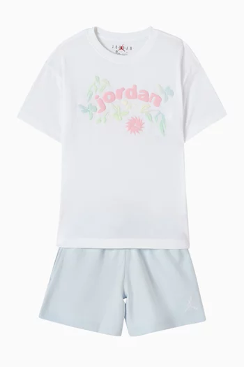 شورت رياضي بشعار الماركة قطن