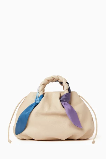 Small Bombon Foulard Bag in Leather