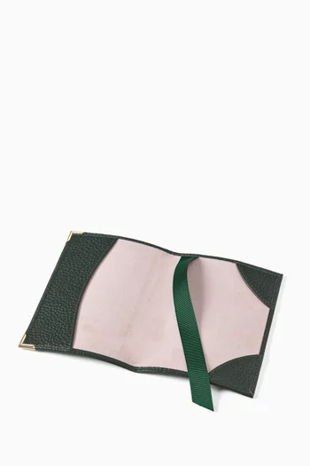 Passport Cover in Pebbled Leather